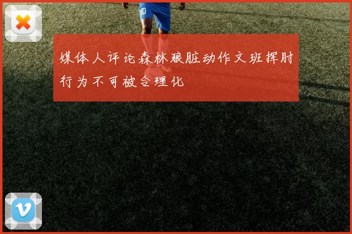 媒体人评论森林狼脏动作文班挥肘行为不可被合理化